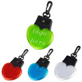 Heart Shape Flashing Light Up Clip Reflectors